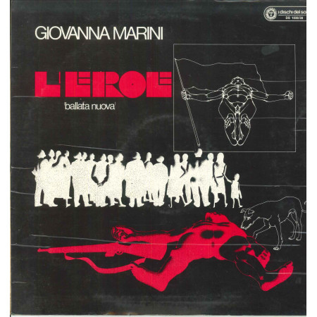Giovanna Marini ‎Lp Vinile L'Eroe / I Dischi Del Sole ‎DS 1036/38 Nuovo