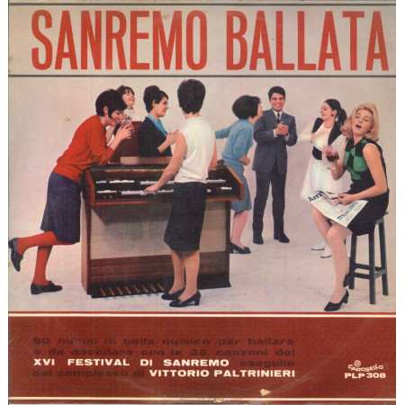 Complesso di Vittorio Paltrinieri Lp Vinile Sanremo Ballata / Carosello ‎Nuovo