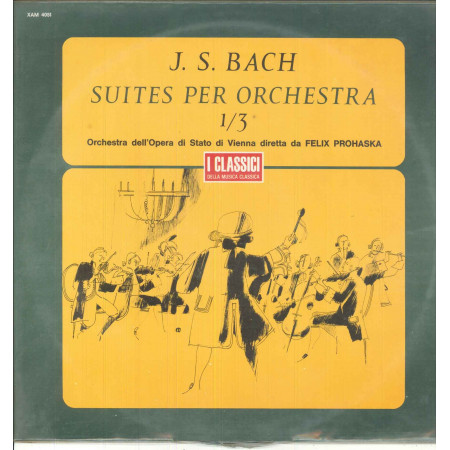 Opera Di Stato Di Vienna / Prohaska ‎Lp Bach Suites Per Orchestra 1 3 Nuovo