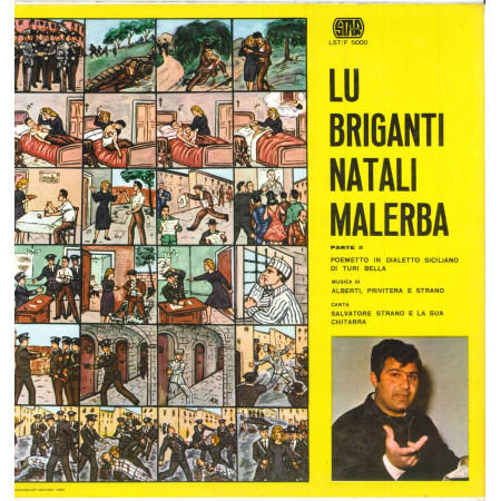 Salvatore Strano Lp Vinile Lu Briganti Natali Malerba / Star LST/F 5000 Nuovo