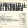 AA.VV. Lp Vinile XVII Festival Di Sanremo / Rifi ‎RFL LP 14022 Nuovo