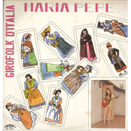 Maria Pepe ‎Lp Vinile Girofolk D'Italia / MIA Records M-1400 Nuovo