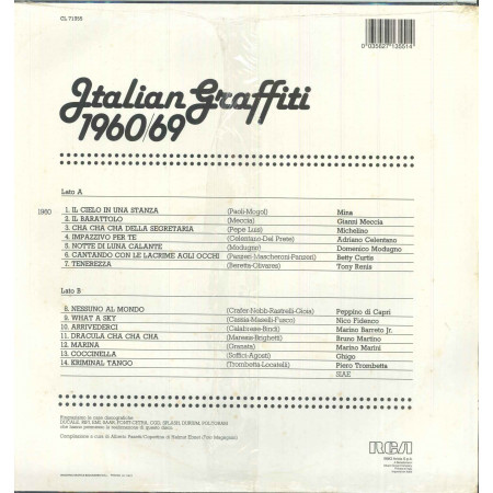 AA.VV. ‎Lp Vinile Italian Graffiti 1960 / RCA ‎CL 71355 Sigillato