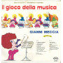 Gianni Meccia ‎Lp Vinile Il Gioco Della Musica / Pull ‎ZPLPU 34207 Nuovo