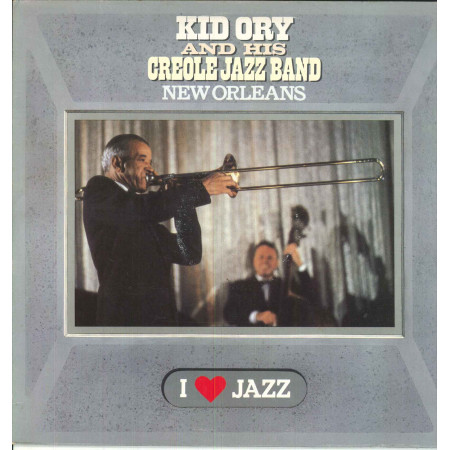 Kid Ory And His Creole Jazz Lp Vinile New Orleans / CBS 21061 I Love Jazz Nuovo