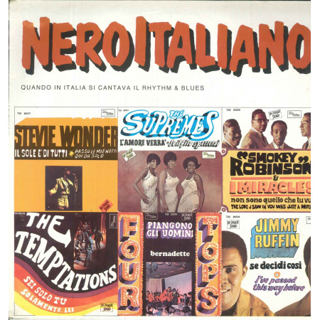 Nero Italiano Lp Vinile Quando In Italia Si Cantava Il Rhythm Blues Motown Nuovo