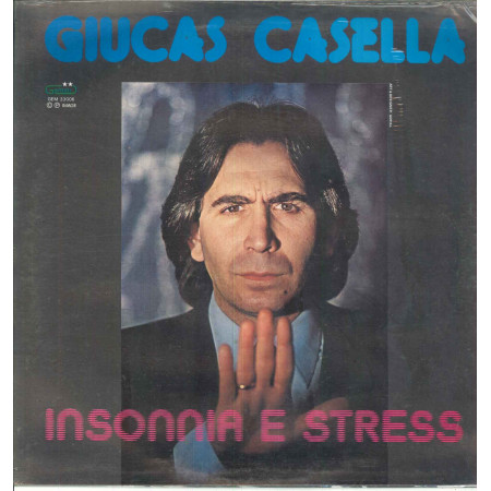 Giucas Casella ‎Vinile 12" Insonnia E Stress / Gemini ‎GEM 33006 Sigillato