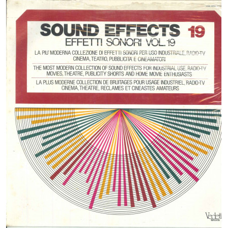 AAVV ‎Lp Effetti Sonori / Sound Effects Vol 19 / Vedette  VSM 38582 Sigillato