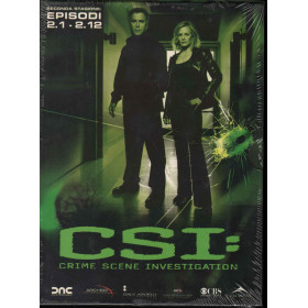 C.S.I. Scena Del Crimine Stagione 02 Ep 01 12 DVD Dourdan / Eads DNC Sigillato C.S.I. Scena Del Crimine Stagione 02 Ep 01 12 DVD Dourdan / Eads Sigillato