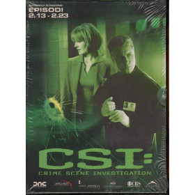 C.S.I. Scena Del Crimine Stagione 02 Ep 12 23 DVD Dourdan / Eads DNC Sigillato C.S.I. Scena Del Crimine Stagione 02 Ep 12 23 DVD Dourdan / Eads Sigillato