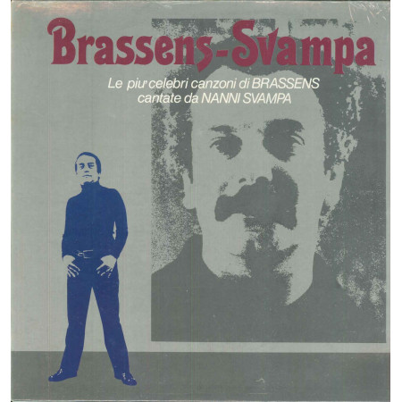 Nanni Svampa ‎Brassens-Svampa Lp Le Piu Celebri Canzoni di Brassens Cantate Da