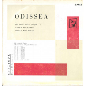 Gualazzi / Mariani Lp Omero Odissea / Calliope Dischi Di Letteratura Nuovo Gualazzi / Mariani Lp Omero Odissea / Calliope Dischi Di Letteratura Nuovo