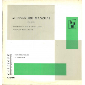 Manzoni Lp Cori Dell'Adelchi La Pentecoste Calliope Dischi Di Letteratura Nuovo Manzoni Lp Cori Dell'Adelchi La Pentecoste Calliope Dischi Di Letteratura Nuovo