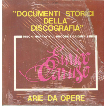 E Caruso Lp Arie Da Opere Documenti Storici / Arpa Dischi Murray Hill Sigillato