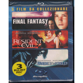 Underworld - Resident Evil - Final Fantasy BRD Blu Ray Sony Pictures Sigillato Underworld - Resident Evil - Final Fantasy BRD Blu Ray Sony Pictures Sigillato