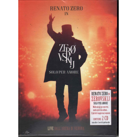 Renato Zero ‎CD Zerovskij Solo Per Amore Live / Tattica ‎8034097060687 Sigillato