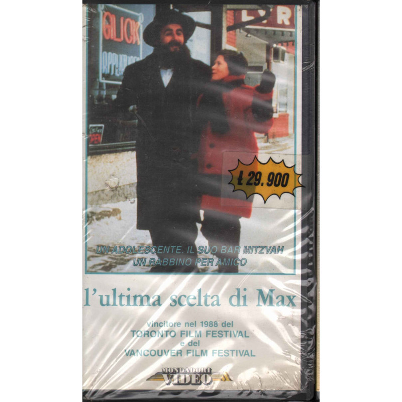 L'Ultimo Scelta Di Max VHS Saul Rubinek / Jan Rubes Mondadori Video Sigillata