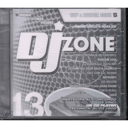 AA.VV. CD DJ Zone Deep & Soulfull House 13 / Time Records ‎DJZ-S 013 Sigillato