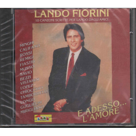 Lando Fiorini ‎CD E Adesso L'Amore / SAAR Records CD 77011 Sigillato