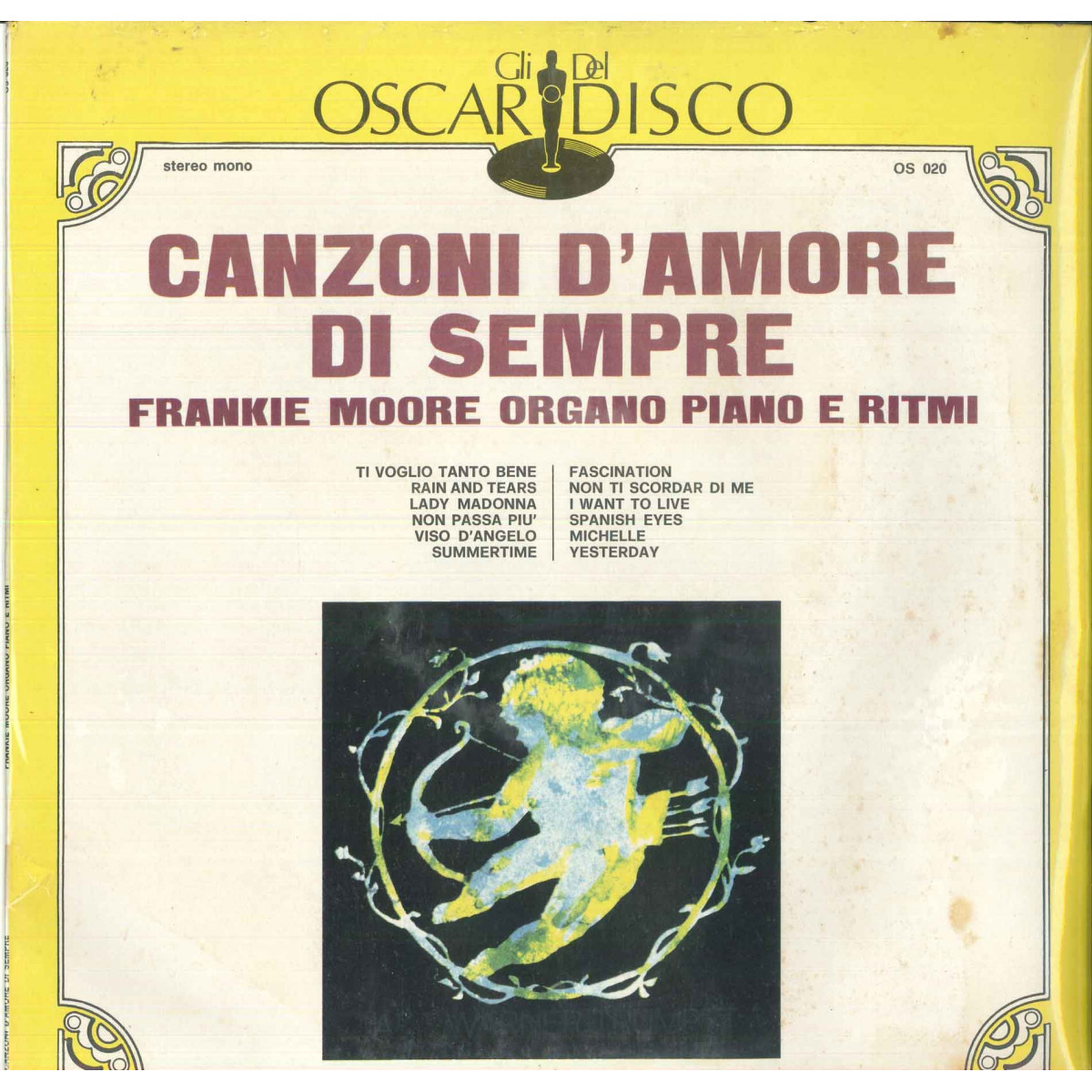 Frankie Moore Lp Vinile Canzoni D'amore Di Sempre Gli Oscar Del Disco