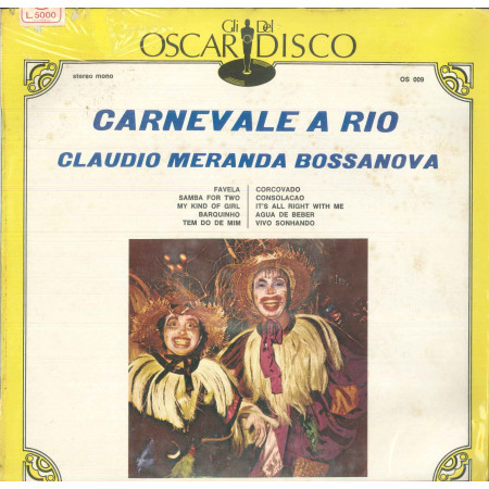 Claudio Meranda Bossanova ‎Lp Vinile Carnevale A Rio Oscar Del Disco Sigillato