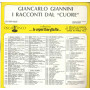 Giancalo Giannini Lp Vinile I Racconti Del Cuore / Oscar Del Disco Cover Nuovo