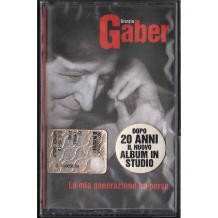 Giorgio Gaber ‎MC7 La Mia Generazione Ha Perso / CGD East ‎857387992-4 Sigillata