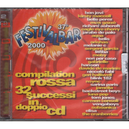 AAVV CD 37 Festivalbar 2000 Compilation Rossa / EMI ‎5 27122 2 Sigillato