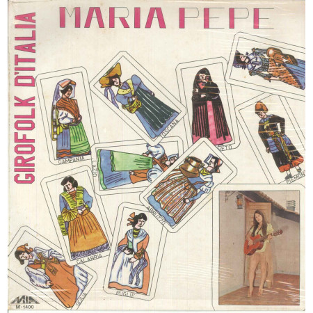 Maria Pepe ‎Lp Vinile Girofolk D'Italia / MIA Records M-1400 Sigillato