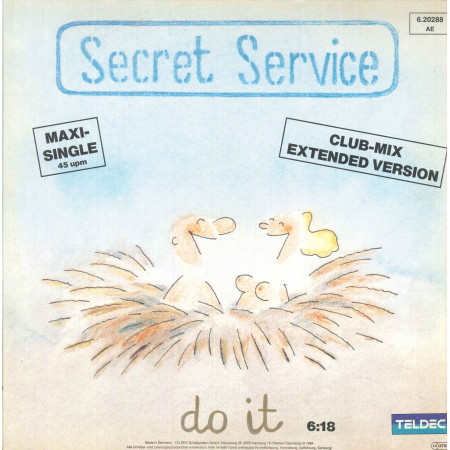 Secret Service ‎Vinile 12" Do It (Club-Mix Extended Version) TELDEC Nuovo