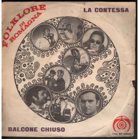 Folklore Di Romagna Vinile 45 giri 7" La Contessa / Balcone Chiuso Nuovo