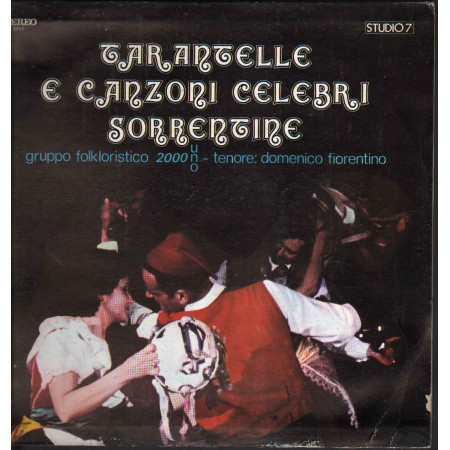 Gruppo Folkloristico 2000 Uno Lp Tarantelle E Canzoni Celebri Sorrentine Nuovo