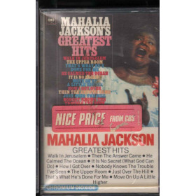 Mahalia Jackson MC7 Mahalia Jackson's Greatest Hits / CBS 40 32683 Sigillata Mahalia Jackson MC7 Mahalia Jackson's Greatest Hits / CBS 40 32683 Sigillata