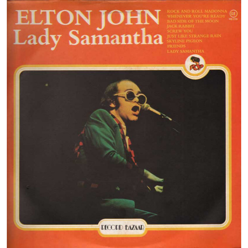 Elton John Lp Vinile Lady Samantha / Record Bazaar RB 219 Nuovo Elton John Lp Vinile Lady Samantha / Record Bazaar RB 219 Nuovo