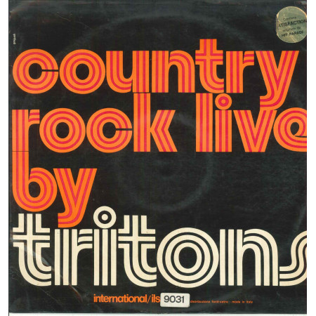 Tritons Lp Vinile Country Rock Live By Fonit Cetra International ‎ILS 9031 Nuovo
