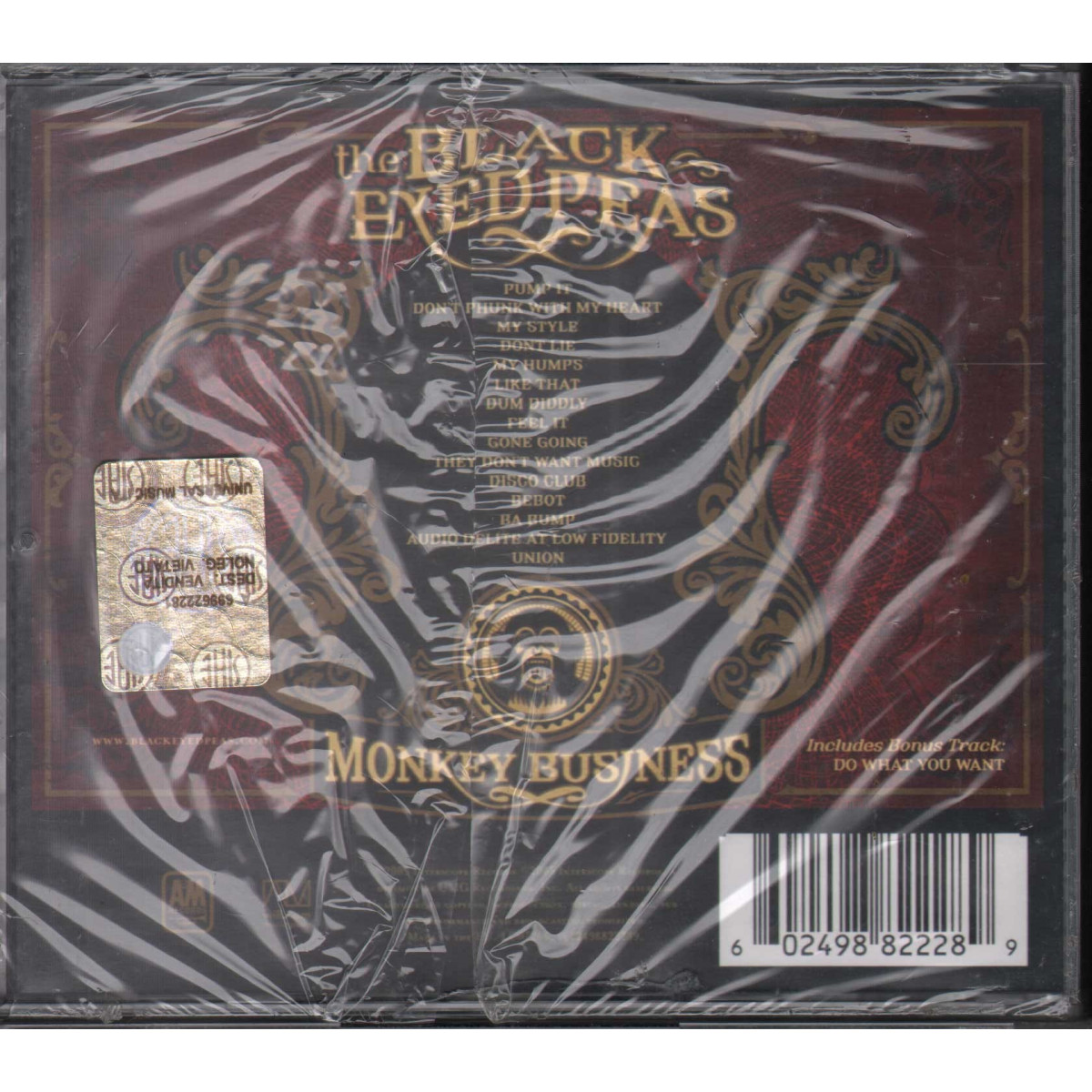 The Black Eyed Peas CD Monkey Business / A&M Records ‎0602498822289