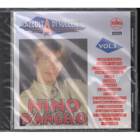 Nino D'Angelo ‎CD Raccolta Di Successi Vol. 03 / Zeus ZS0532 Sigillato