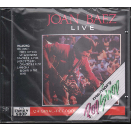 Joan Baez CD Live / Epic ‎EPC 463390 2 CBS Family Shop  Sigillato