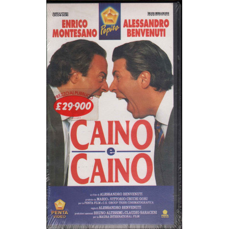Caino E Caino VHS  Alessandro Benvenuti / Enrico Montesano Penta Video Sigillata
