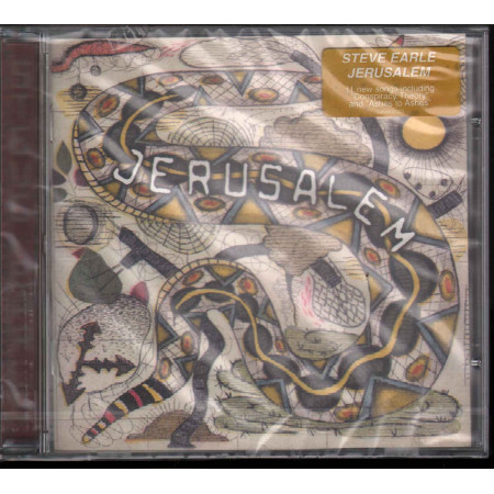 Steve Earle CD Jerusalem / E-Squared ‎- Artemis Records 509480 2 Sigillato