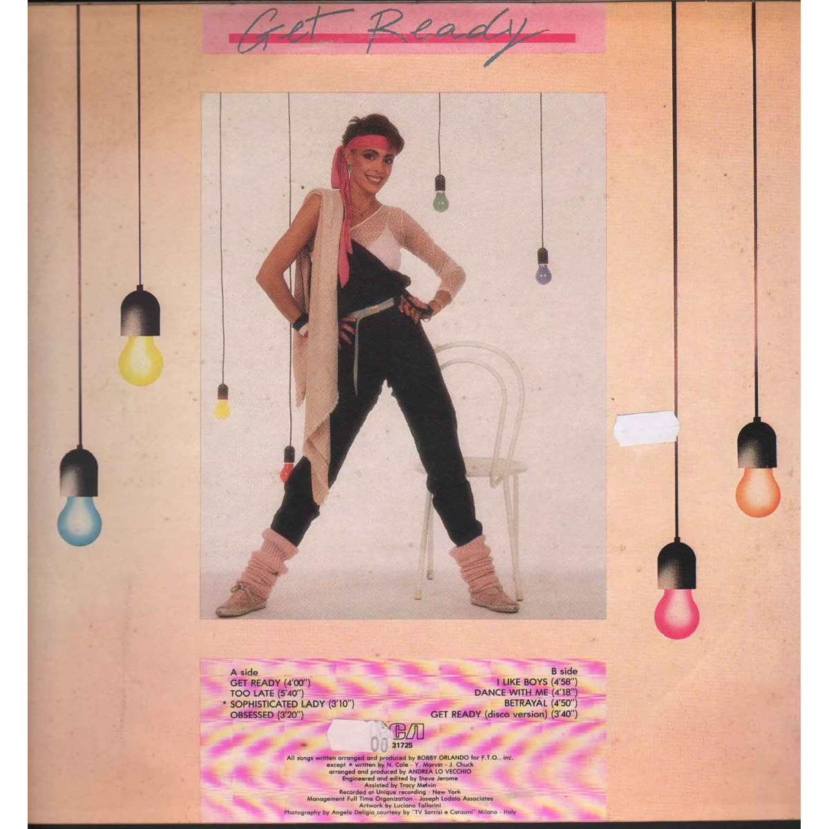 Nadia Cassini - Get Ready / RCA ‎PL 31725