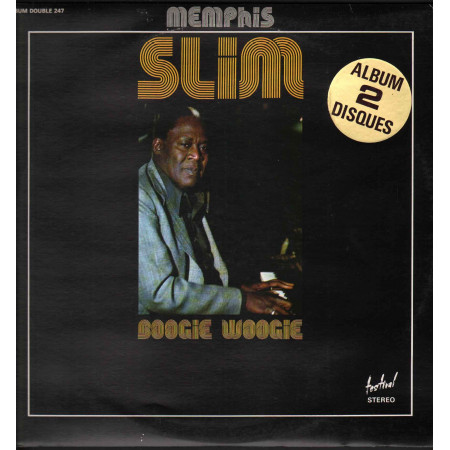 Memphis Slim 2 Lp Vinile Boogie Woogie / Disques Festival ‎ALBUM 247 Nuovo