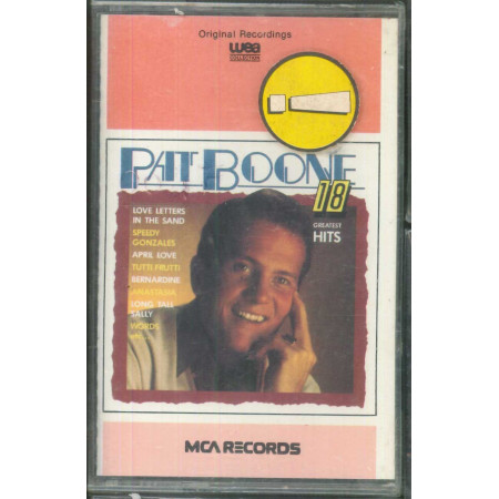 Pat Boone MC7 18 Greatest Hits / Warner Bros ‎– 25 5948-4 Sigillata