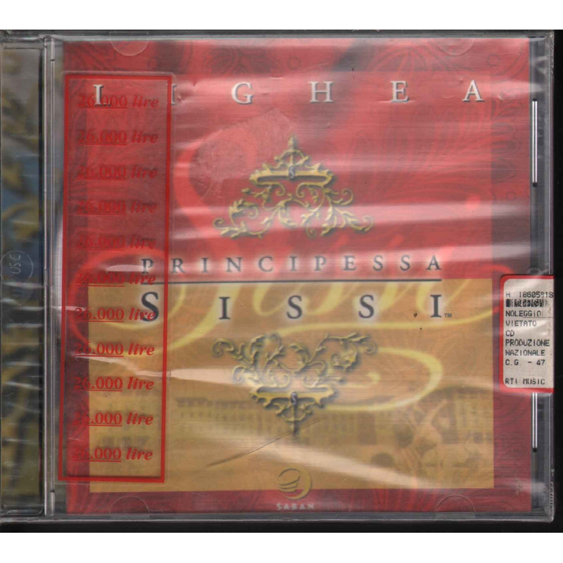 Lighea CD Principessa Sissi - RTI 20782 Italia Sigillato Raro 8012842207822 Lighea CD Principessa Sissi - RTI 20782 Italia Sigillato Raro 8012842207822