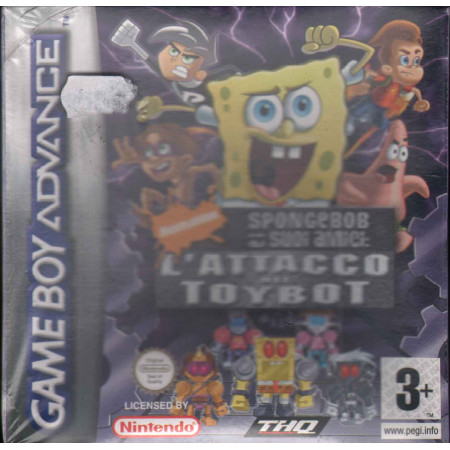 Spongebob L'Invasione dei Toybots Videogioco Game Boy Advance GBA THQ Sigillato
