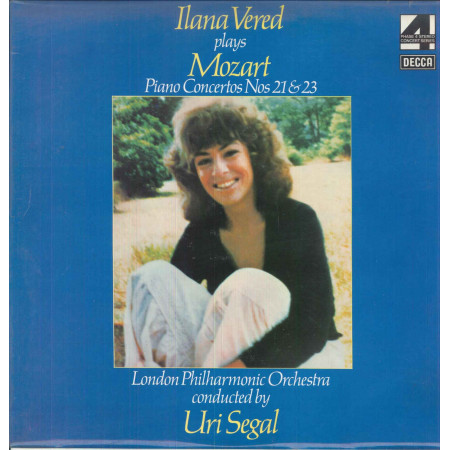 Ilana Vered ‎Lp Vinile Plays Mozart Piano Concertos Decca Phase 4 Stereo Nuovo