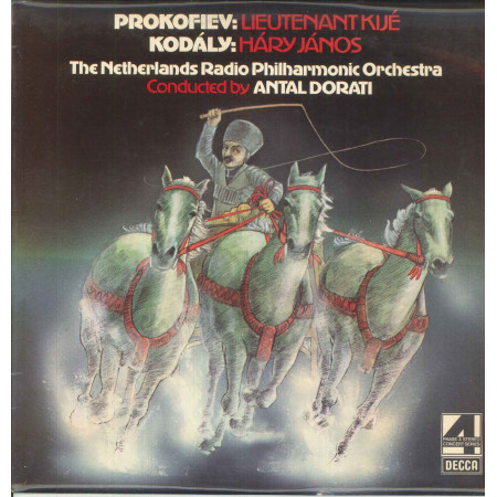 Prokofiev / Kodaly Antal Dorati ‎‎Lp Lieutenant Kije / Hary Janos Decca Nuovo