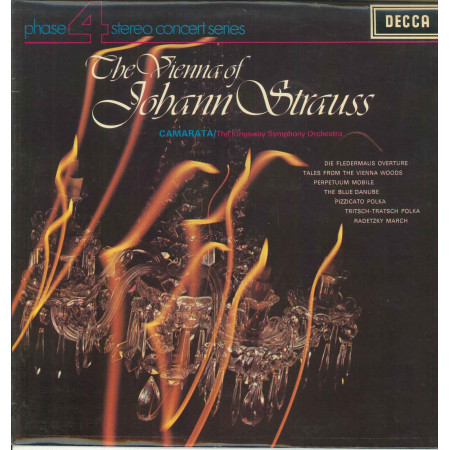 Camarata / Kingsway Symphony Or ‎Lp The Vienna Of Johann Strauss / Decca Nuovo