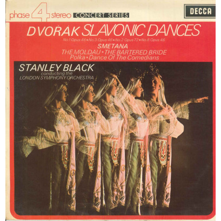Dvorak / Smetana / Stanley Black ‎Lp Slavonic Dances / The Moldau Decca Nuovo