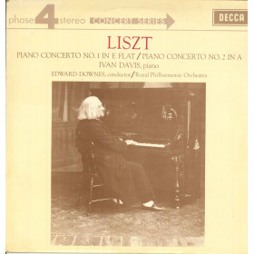 Liszt / Ivan Davis Lp Piano Concertos No 1 In E Flat / No. 2 In A - Decca Nuovo Liszt / Ivan Davis Lp Piano Concertos No 1 In E Flat / No. 2 In A - Decca Nuovo